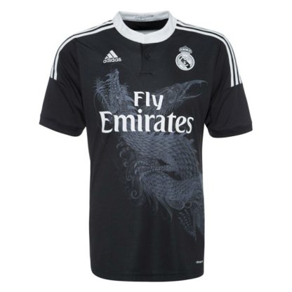 Real Madrid Third Black Dragon Retro Jersey 14-15