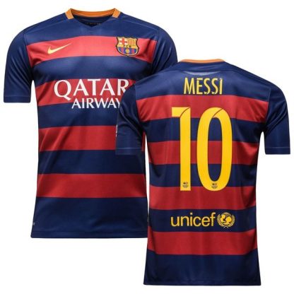 Barcelona Messi 10 Home Jersey 15-16