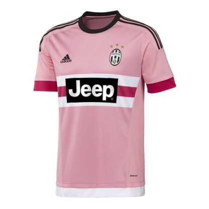 Juventus Away Pink Retro Jersey 15-16