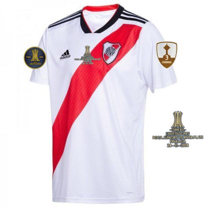 River Plate Home Final Copa Libertadores Retro Jersey 18-19 (Full Patch)