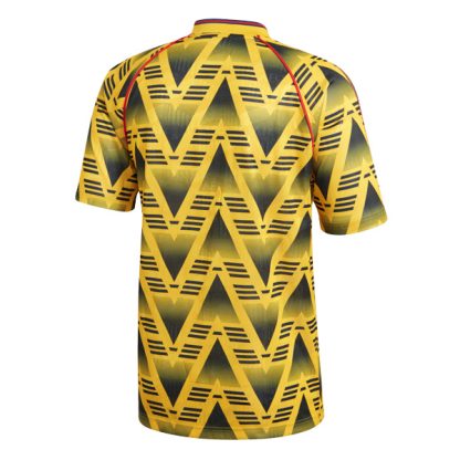 Arsenal Away Yellow Retro Jersey Shirt 1991-1993 - Image 2