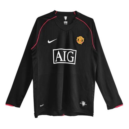 Manchester United Away Long Sleeve Retro Jersey 2007-08