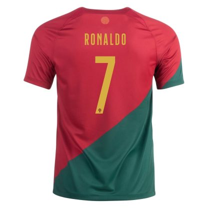 Portugal Ronaldo 7 Home Jersey 2022