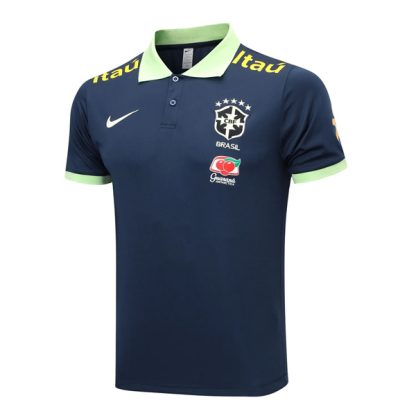 Brazil Polo Shirt Navy 2023