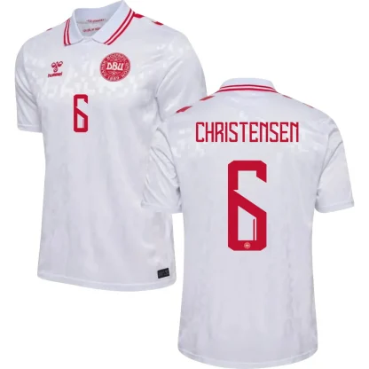 Denmark CHRISTENSEN 6 Away Jersey 2024