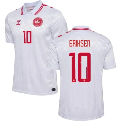 Denmark ERIKSEN 10 Away Jersey 2024