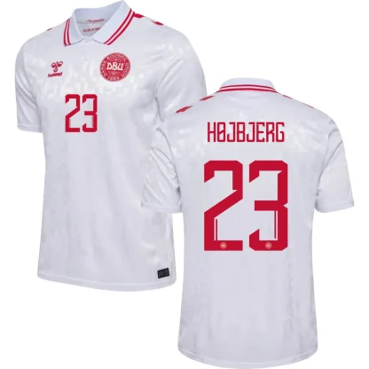 Denmark HOJBJERG 23 Away Jersey 2024