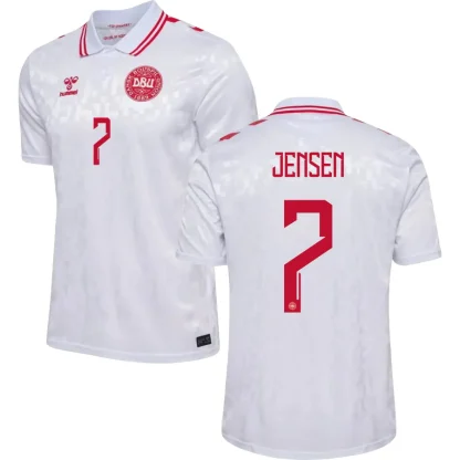 Denmark JENSEN 7 Away Jersey 2024