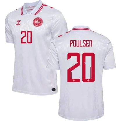 Denmark POULSEN 20 Away Jersey 2024