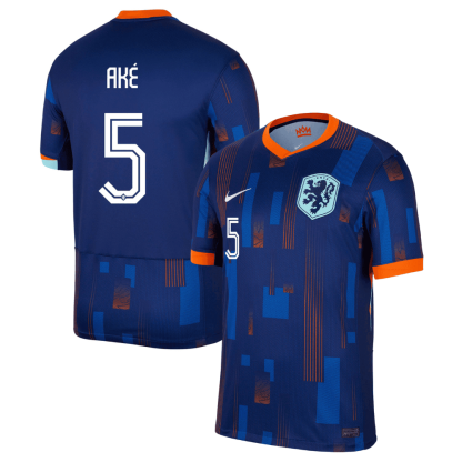 Netherlands Aké 5 Away Jersey 2024