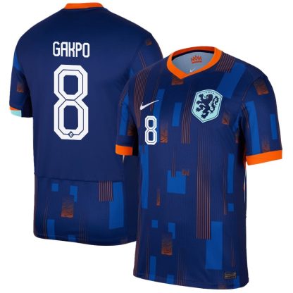 Netherlands Gakpo 8 Away Jersey 2024