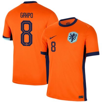 Netherlands Gakpo 8 Home Jersey 2024