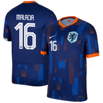 Netherlands Malacia 16 Away Jersey 2024