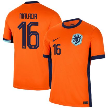 Netherlands Malacia 16 Home Jersey 2024