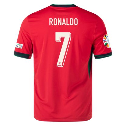 Portugal Ronaldo 7 Home Jersey 2024 (Euro Patch)