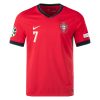 Portugal Ronaldo 7 Home Jersey 2024 (Euro Patch) - Image 2