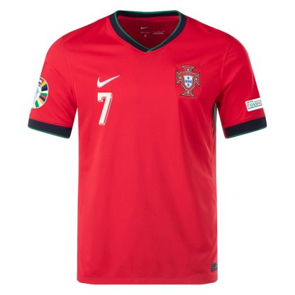 Portugal Ronaldo 7 Home Jersey 2024 (Euro Patch) - Image 2