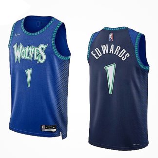 21-22 Minnesota Timberwolves Anthony Edwards #1 Jersey