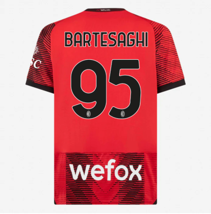 AC Milan BARTESAGHI 95 Home Jersey 23-24