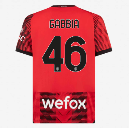 AC Milan GABBIA 46 Home Jersey 23-24