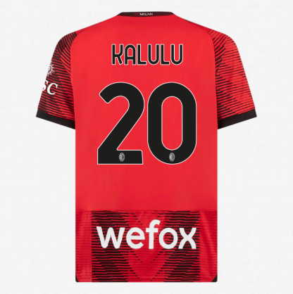 AC Milan KALULU 20 Home Jersey 23-24