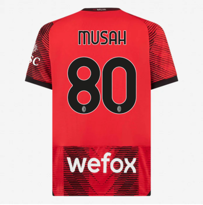 AC Milan MUSAH 80 Home Jersey 23-24