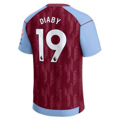 Aston Villa DIABY 19 Home Jersey 23-24