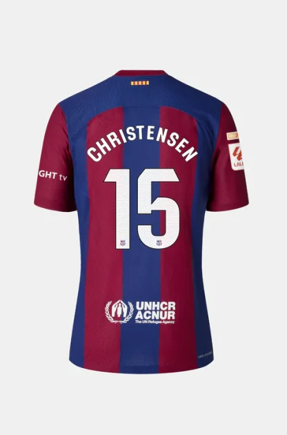 Barcelona CHRISTENSEN 15 Home Jersey 23-24