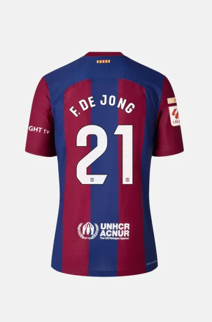 Barcelona F. DE JONG 21 Home Jersey 23-24