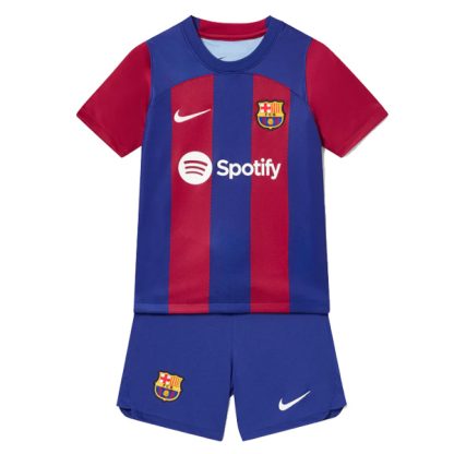 Barcelona Home Jersey Kids Kit 23-24