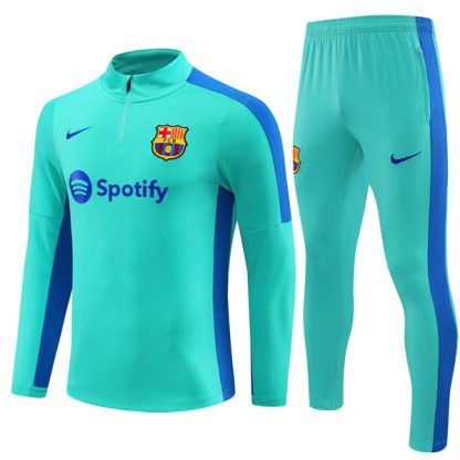 Barcelona Lake Blue Zipper Tracksuit 23-24