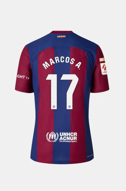 Barcelona MARCOS A. 17 Home Jersey 23-24