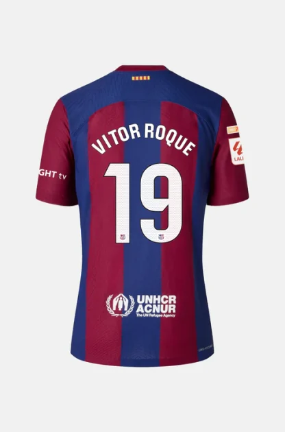 Barcelona VITOR ROQUE 19 Home Jersey 23-24