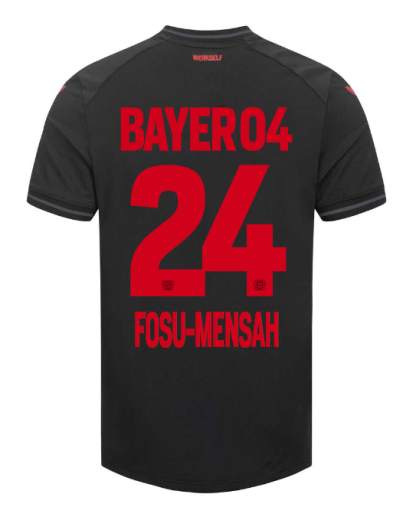 Bayer 04 Leverkusen FOSU-MENSAH 24 Home Jersey 23-24