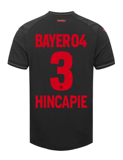 Bayer 04 Leverkusen HINCAPIE 3 Home Jersey 23-24