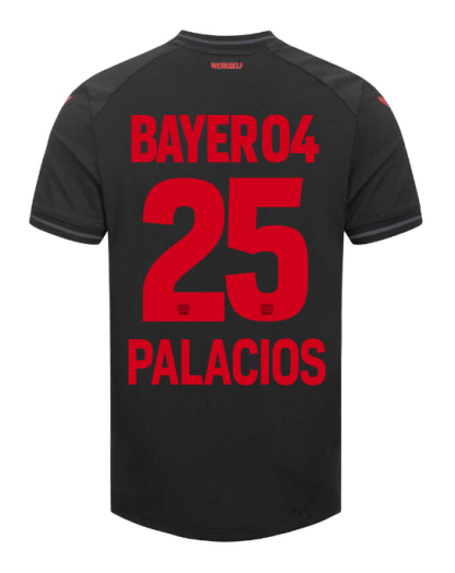 Bayer 04 Leverkusen PALACIOS 25 Home Jersey 23-24