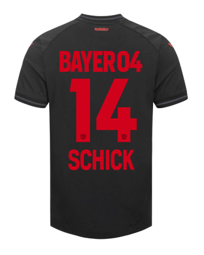 Bayer 04 Leverkusen SCHICK 14 Home Jersey 23-24