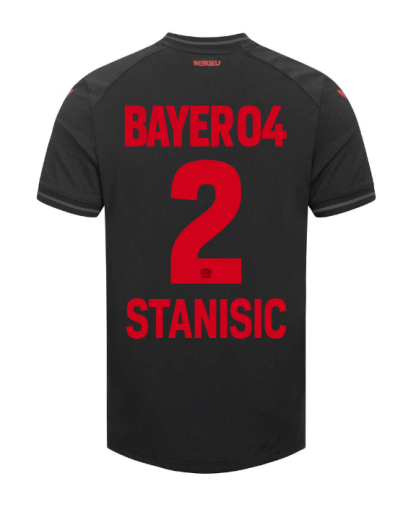 Bayer 04 Leverkusen STANISIC 2 Home Jersey 23-24