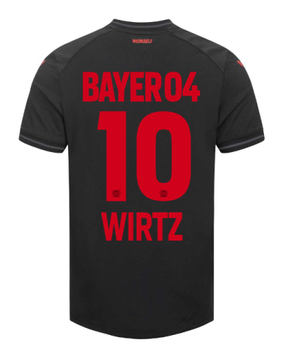 Bayer 04 Leverkusen WIRTZ 10 Home Jersey 23-24