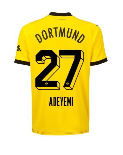 Borussia Dortmund Adeyemi 27 Home Jersey 23-24