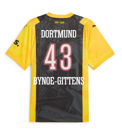 Borussia Dortmund BYNOE-GITTENS 43 50th Anniversary Special Jersey 23-24