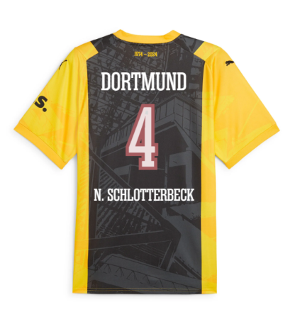 Borussia Dortmund M. SCHLOTTERBECK 4 50th Anniversary Special Jersey 23-24