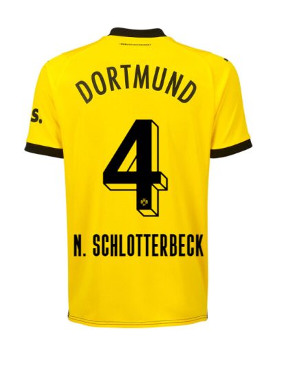 Borussia Dortmund N. Schlotterbeck 4 Home Jersey 23-24