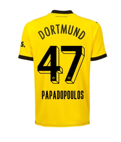 Borussia Dortmund Papadopoulos 47 Home Jersey 23-24