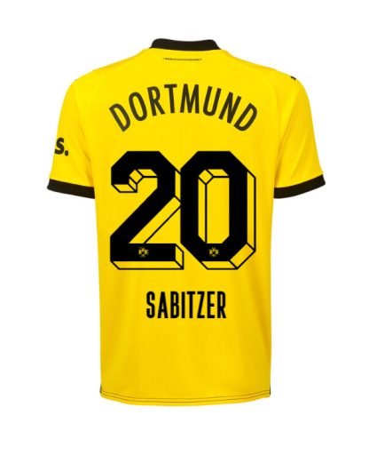 Borussia Dortmund Sabitzer 20 Home Jersey 23-24