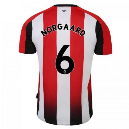 Brentford NORGAARD 6 Home Jersey 23-25