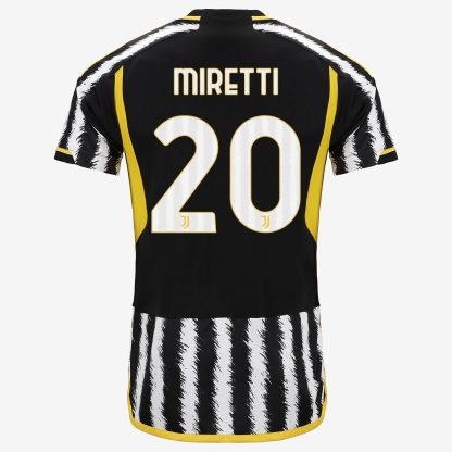 Juventus MIRETTI 20 Home Jersey 23-24