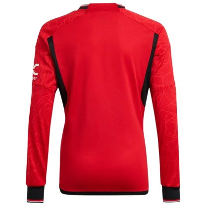 Manchester United Home Long Sleeve Jersey 23-24 - Image 2