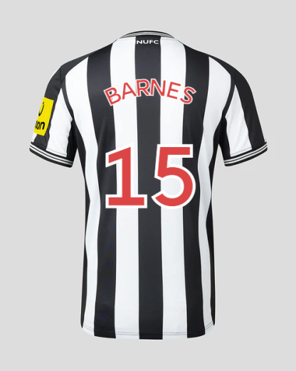 Newcastle United BARNES 15 Home Jersey 23-24