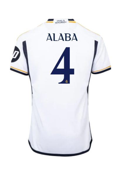 Real Madrid Alaba 4 Home Jersey 23-24